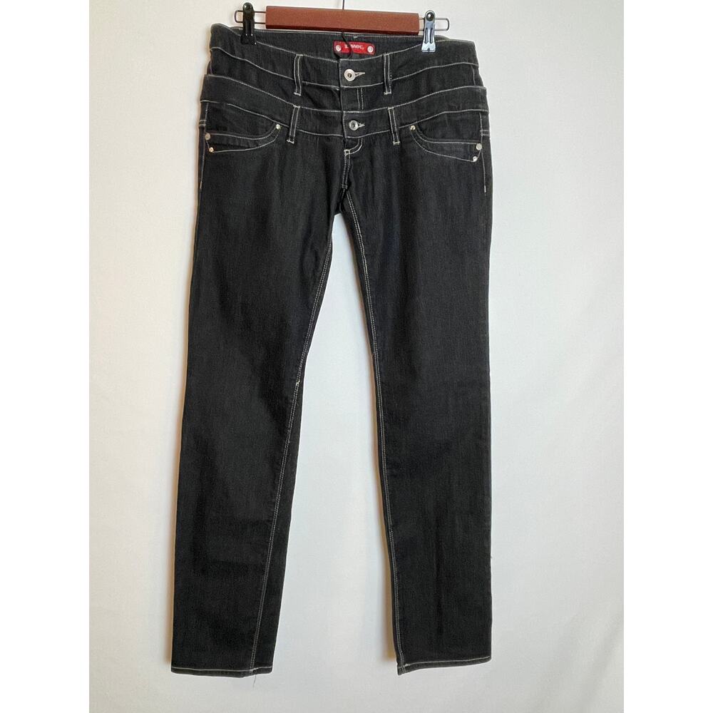 Tank Jeans - Size XL - Made in Italy - Cool Double Waistband - Alexia‎ Style